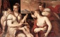 Venus Blindfolding Cupid nude Tiziano Titian